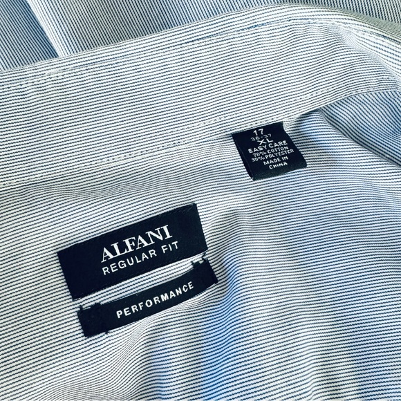 5 for $25 ⭐️ Alfani Regular Fit Performance Button Down Shirt - Picture 6 of 8